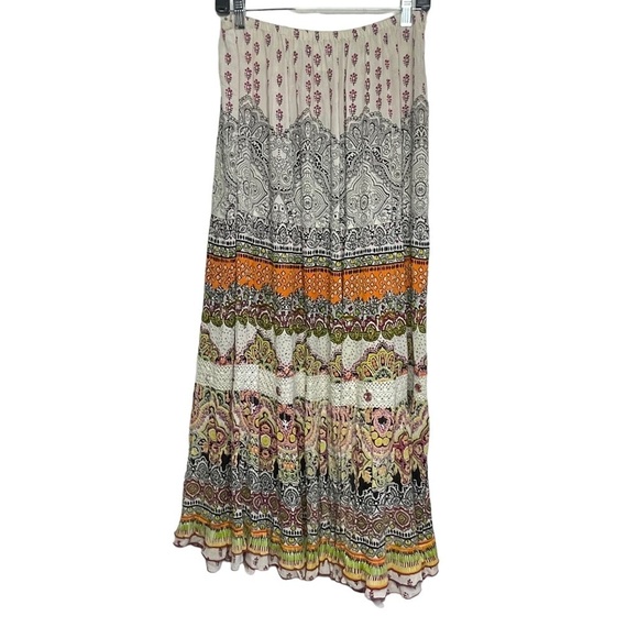 Forbidden Dresses & Skirts - Forbidden Los Angeles Size M Boho Gypsy Skirt Tiered Maxi
